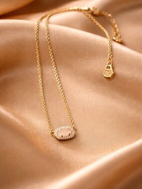 FREE w/ Bundle 🎁 Pick Your Gift | Add-On | Kendra Scott Gold Necklace Pink Stone